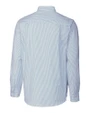 New York City FC Cutter & Buck Stretch Oxford Stripe Mens Long Sleeve Dress Shirt Light Blue Mannequin Back