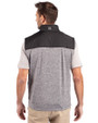 Inter Miami CF Cutter & Buck Stealth Hybrid Quilted Mens Big and Tall Windbreaker Vest Black Back