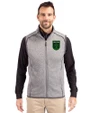 Austin FC - Cutter & Buck Mainsail Sweater-Knit Mens Full Zip Vest Polished Heather Front
