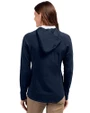 St. Louis City SC Cutter & Buck Adapt Eco Knit Hybrid Recycled Womens Full Zip Jacket Navy Blue Back