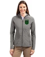 Austin FC - Cutter & Buck Adapt Eco Knit Hybrid Recycled Womens Full Zip Jacket Elemental Grey Front
