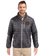 Atlanta United FC - Cutter & Buck Rainier PrimaLoft® Mens Eco Insulated Full Zip Printed Puffer Jacket Black Front