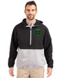 Austin FC - Cutter & Buck Charter Eco Recycled Mens Anorak Jacket Black/Polished Front