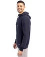New York City FC Cutter & Buck Roam Epic Versatility Half Zip Recycled Mens Hooded Pullover Navy Blue Side
