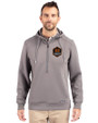 Houston Dynamo FC Cutter & Buck Roam Epic Versatility Half Zip Recycled Mens Hooded Pullover Elemental Grey Front