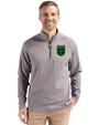 Austin FC - Cutter & Buck Peshastin Fleece Recycled Mens Half Zip Pullover Elemental Grey Heather Front