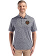 Atlanta United FC - Cutter & Buck Pike Eco Flora Print Recycled Mens Polo Black Front