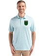Austin FC - Cutter & Buck Pike Eco Flora Print Recycled Mens Polo Fresh Mint Front