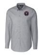 Inter Miami CF Cutter & Buck Easy Care Stretch Oxford Mens Long Sleeve Button Down Shirt Charcoal Mannequin