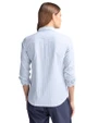 Sporting Kansas City Cutter & Buck Stretch Oxford Stripe Womens Long Sleeve Dress Shirt Light Blue Back