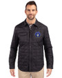 CF Montréal Cutter & Buck Rainier Recycled Insulated Puffer Mens Full Zip Shirt Jacket Black Front