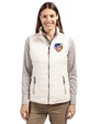 FC Cincinnati Cutter & Buck Rainier PrimaLoft® Womens Eco Insulated Full Zip Puffer Vest Coconut Front