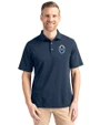 Vancouver Whitecaps FC Cutter & Buck Virtue Eco Pique Recycled Mens Big and Tall Polo Navy Blue Front