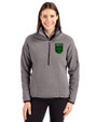 Austin FC - Cutter & Buck Cascade Eco Fleece Womens Pullover Jacket Elemental Grey/Black Front
