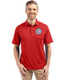 Chicago Fire FC Cutter & Buck Virtue Eco Pique Recycled Mens Polo Red Front