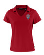 Colorado Rapids Cutter & Buck Daybreak Eco Recycled Womens V-neck Polo Cardinal Red Mannequin