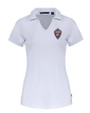 Colorado Rapids Cutter & Buck Daybreak Eco Recycled Womens V-neck Polo White Mannequin