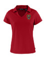 Real Salt Lake Cutter & Buck Daybreak Eco Recycled Womens V-neck Polo Cardinal Red Mannequin