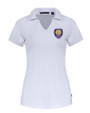 Orlando City SC Cutter & Buck Daybreak Eco Recycled Womens V-neck Polo White Mannequin