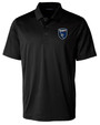 San Jose Earthquakes Cutter & Buck Prospect Eco Textured Stretch Recycled Mens Short Sleeve Polo BL_MANN_HG 1