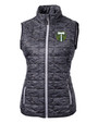 Portland Timbers Cutter & Buck Rainier PrimaLoft® Womens Eco Insulated Full Zip Printed Puffer Vest BL_MANN_HG 1