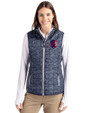 St. Louis City SC Cutter & Buck Rainier PrimaLoft® Womens Eco Insulated Full Zip Printed Puffer Vest Dark Navy Front