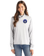 CF Montréal Cutter & Buck Coastline Epic Comfort Recycled Womens Funnel Neck CONCRETE Front