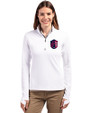 St. Louis City SC Cutter & Buck Traverse Stretch Eco Quarter Zip Womens Pullover White Front