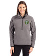 Portland Timbers Cutter & Buck Cascade Eco Fleece Womens Pullover Jacket Elemental Grey/Black Front