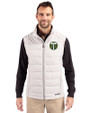 Portland Timbers Cutter & Buck Evoke Hybrid Softshell Recycled Mens Full Zip Vest CONCRETE Front