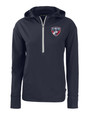 FC Dallas Cutter & Buck Daybreak Eco Recycled Womens Half Zip Hoodie NVBU_MANN_HG 1