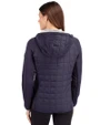 St. Louis City SC Cutter & Buck Rainier Primaloft Womens Eco Full Zip Hybrid Jacket Dark Navy Back