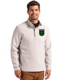 Austin FC - Cutter & Buck Hunts Point Eco Textured Fleece Recycled Mens Snap Pullover Polished Medium Gray Front