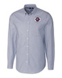 New England Revolution Cutter & Buck Stretch Oxford Mens Long Sleeve Dress Shirt Light Blue Mannequin