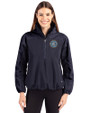 New York City FC Cutter & Buck Charter Eco Recycled Womens Anorak Jacket Navy Blue Front