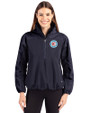 Chicago Fire FC Cutter & Buck Charter Eco Recycled Womens Anorak Jacket Navy Blue Front