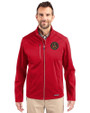 Atlanta United FC - Cutter & Buck Evoke Softshell Recycled Full Zip Mens Jacket Cardinal Red Front