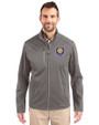 Orlando City SC Cutter & Buck Evoke Softshell Recycled Full Zip Mens Jacket Elemental Grey Front