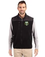 Portland Timbers Cutter & Buck Cascade Epic Comfort Recycled Sherpa Fleece Mens Full Zip Vest Black Front