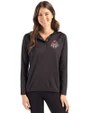 Toronto FC Cutter & Buck Coastline Epic Comfort Recycled Womens Hooded Shirt Black Front
