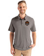 Houston Dynamo FC Cutter & Buck Coastline Epic Comfort Recycled Mens Polo Elemental Grey Front