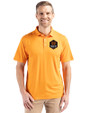 Houston Dynamo FC Cutter & Buck Coastline Epic Comfort Recycled Mens Polo Orange Burst Front