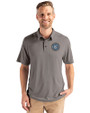 New York City FC Cutter & Buck Coastline Epic Comfort Recycled Mens Polo Elemental Grey Front