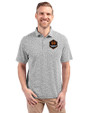 Houston Dynamo FC Cutter & Buck Virtue Eco Pique Botanical Print Recycled Mens Polo Black Front