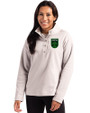 Austin FC - Cutter & Buck Hunts Point Eco Textured Fleece Recycled Womens Snap Pullover Polished Medium Gray Front