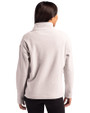 Orlando City SC Cutter & Buck Hunts Point Eco Textured Fleece Recycled Womens Snap Pullover Polished Medium Gray Back