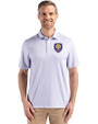 Orlando City SC Cutter & Buck Pike Eco Diamond Dot Print Recycled Mens Polo Hyacinth Front