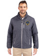 LA Galaxy Cutter & Buck Rainier PrimaLoft®  Mens Big and Tall Eco Insulated Puffer Jacket Anthracite Melange Front