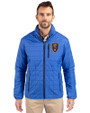 Real Salt Lake Cutter & Buck Rainier PrimaLoft®  Mens Big and Tall Eco Insulated Puffer Jacket Royal Front