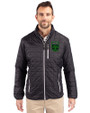 Austin FC - Cutter & Buck Rainier PrimaLoft®  Mens Big and Tall Eco Insulated Puffer Jacket Black Front